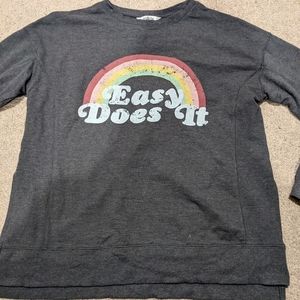 Wildfox graphic sweatshirt size XS Easy Does it